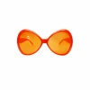 Large Orange Bow Shape Party Glasses