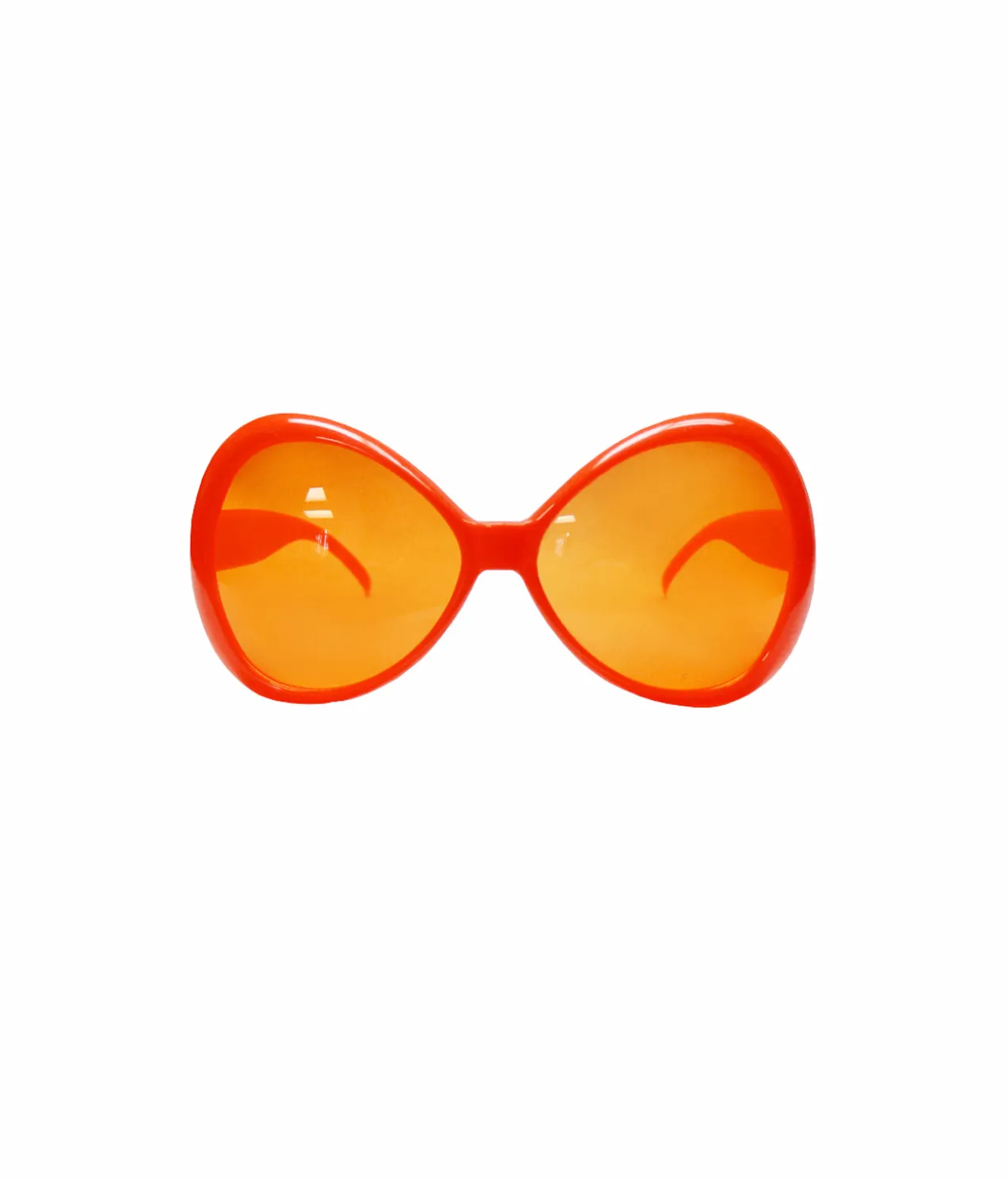 Large Orange Bow Shape Party Glasses