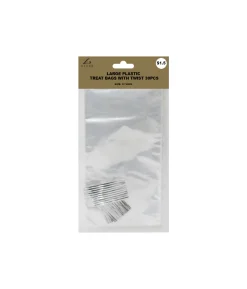 Large Plastic Treat Bag With Twist 30pc