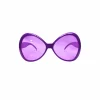 Large Purple Bow Shape Party Glasses