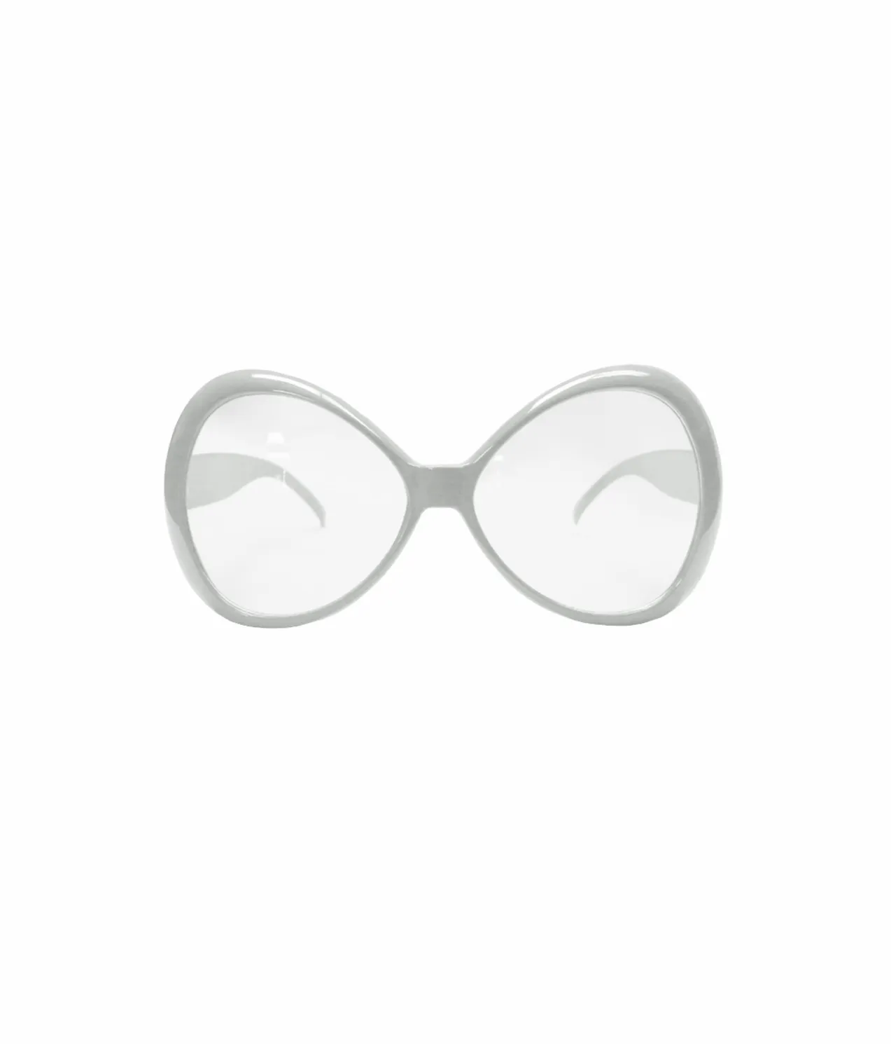Large White Bow Shape Party Glasses
