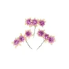 Lavender Artificial Craft Rose Flowers 9pc 4.5cm