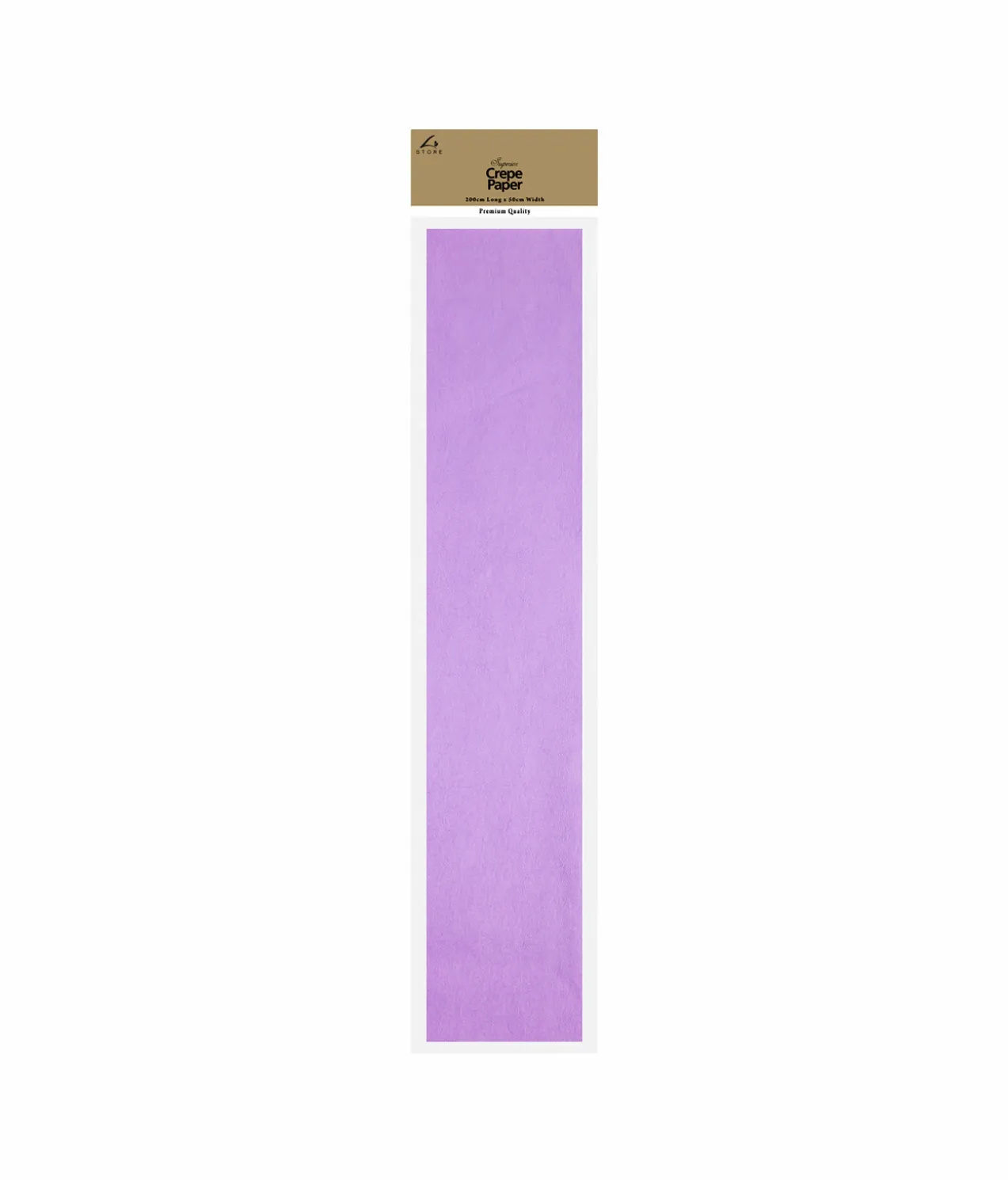Lavender Crepe Paper 200cm x 50cm