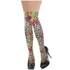Leopard Party Stockings with Flower