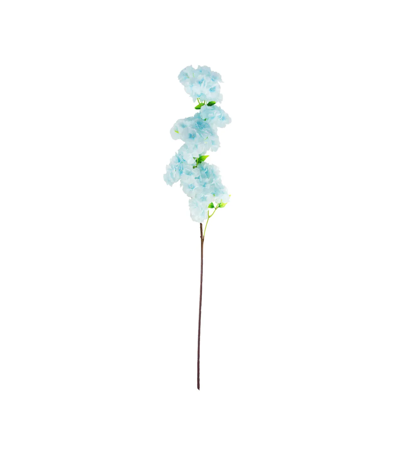 Light Blue Cherry Blossom Stem 96cm
