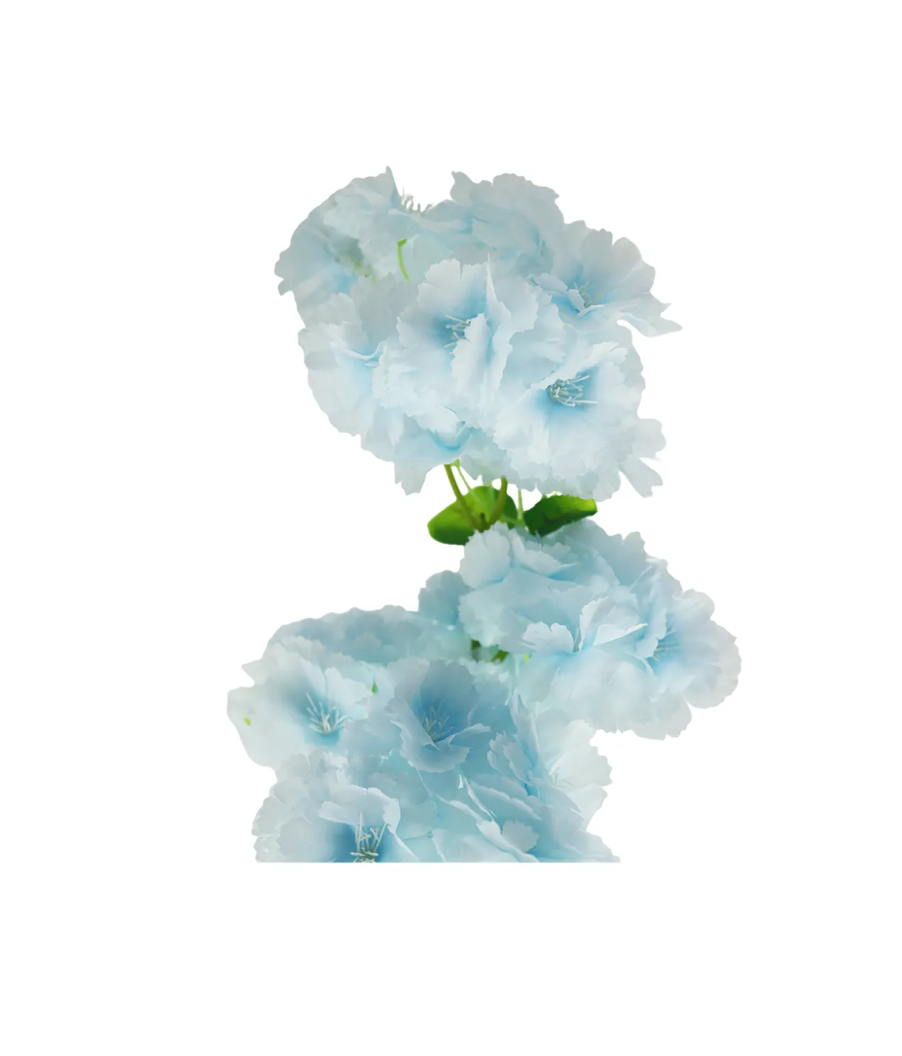 Light Blue Cherry Blossom Stem 96cm