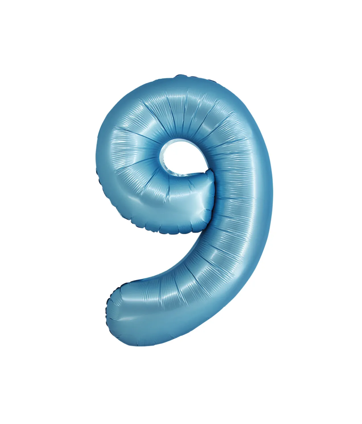 Light Blue Foil Matte Number 9
