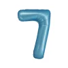 Light Blue Foil Matte Number 7