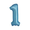 Light Blue Foil Matte Number 1