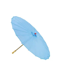 Light Blue Large Fabric Parasol 40cm