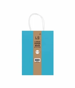 Light Blue Large Paper Bag 2pcs