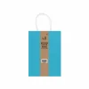 Light Blue Medium Paper Bag 3pcs