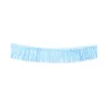 Light Blue Paper Fringe Banner 2m