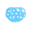 Light Blue Polka Dots Latex Balloons 12inch 20pk