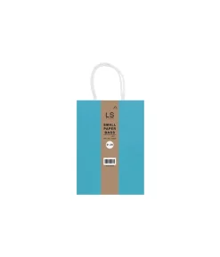Light Blue Small Paper Bag 4pcs