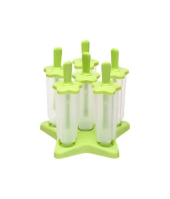 Light Green Star Popsicle Maker 6pk