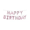 Light Pink Confetti Happy Birthday Balloon Banner 16in