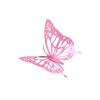 Light Pink 3D Paper Butterfly with Glue 12pc