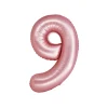 Light Pink Foil Matte Number 9