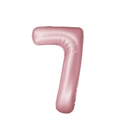 Light Pink Foil Matte Number 7