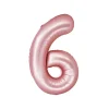 Light Pink Foil Matte Number 6