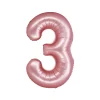 Light Pink Foil Matte Number 3