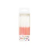 Light Pink Glitter Candles 24pk