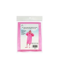 Light Pink Kids Rain Poncho 100g