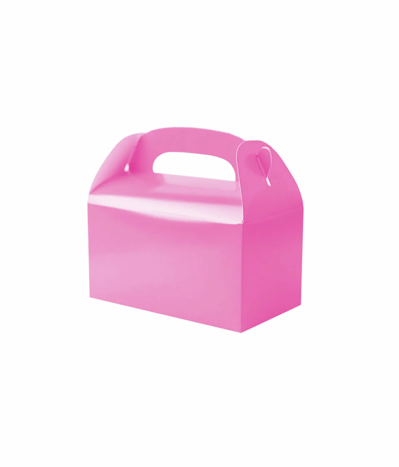 Light Pink Paper Treat Box 6pc (Side Seal)
