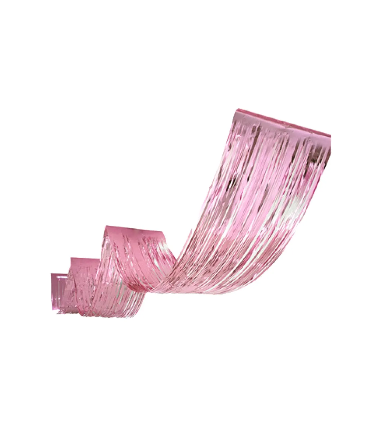 Light Pink Rain Silk Ceiling Wave 4.5m