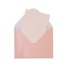 Light Pink Small Pearlised Cards & Envelopes Set 12pc