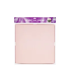 Light Pink Transparent Cake Box 10in