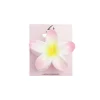 Light Pink & Yellow Frangipani Hair Claw Clip 1pc