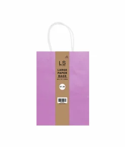 Light Purple Large Paper Bag 2pcs