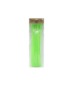 Lime Green Chenille Stems 30cm