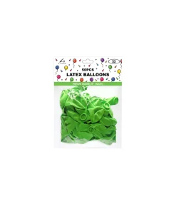 Lime Green Latex Plain Balloons 5inch 50pk