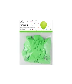 Lime Green Plain Latex Balloons 12inch 20pk