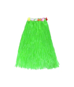 Lime Long Hula Skirt 80cm