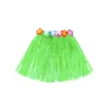 Lime Short Hula Skirt 40cm