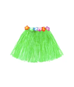 Lime Short Hula Skirt 40cm