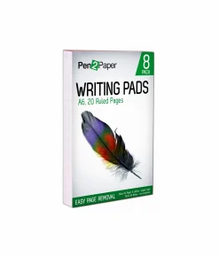 Lined Writing Pads 8pk