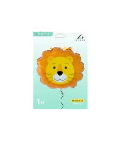 Lion Head Foil Balloon 43x38cm
