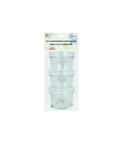 Lock & Stack Container 4cm 3pk