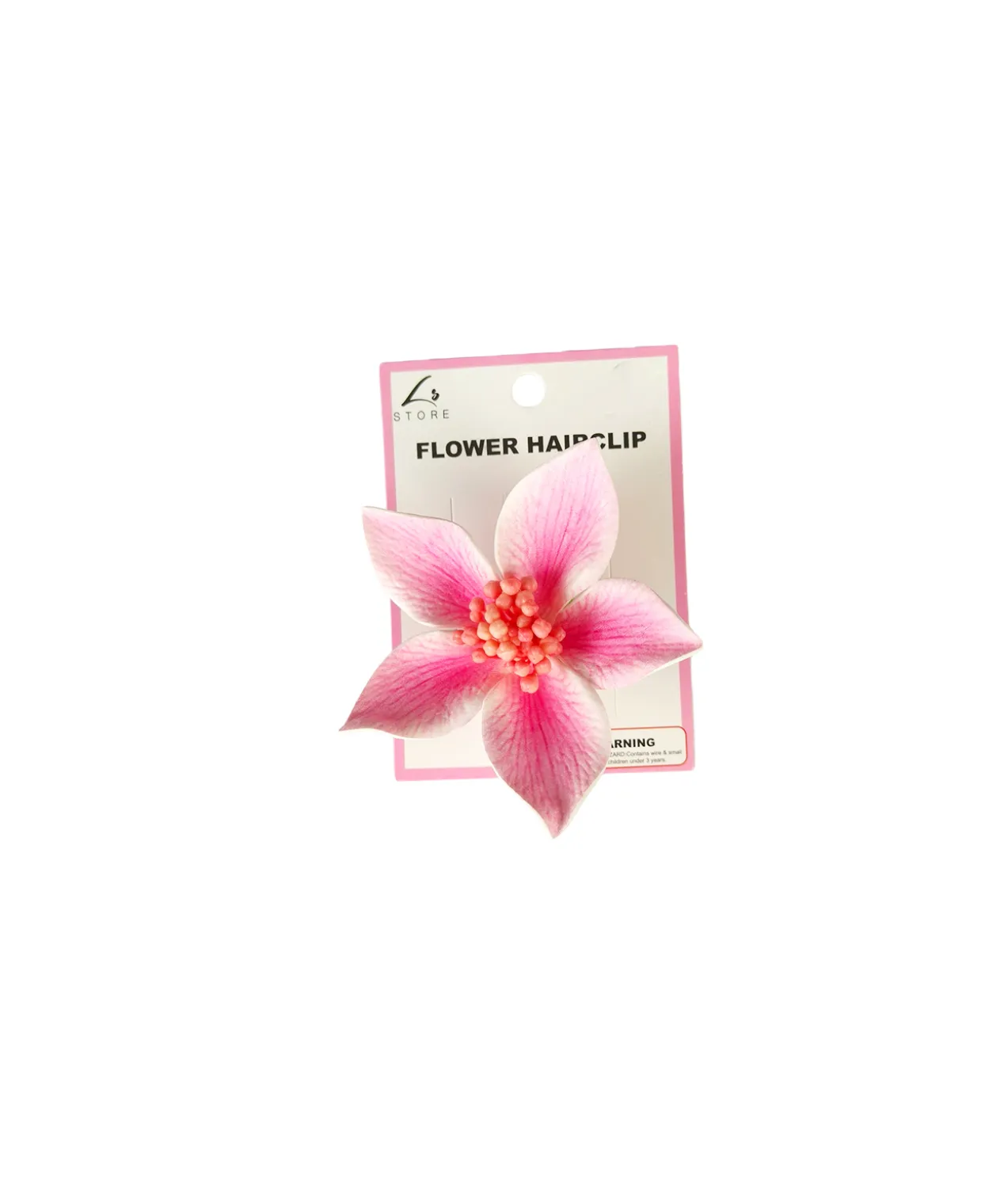 Lotus Flower Hairclip Assorted 9cm