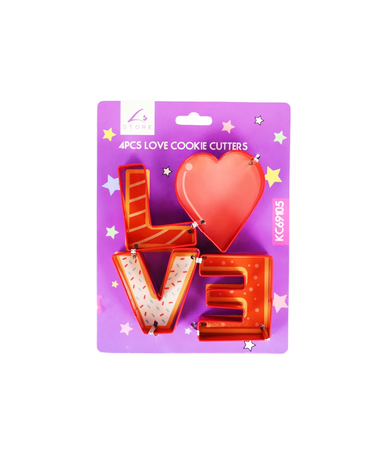 Love Cookie Cutters 4pcs