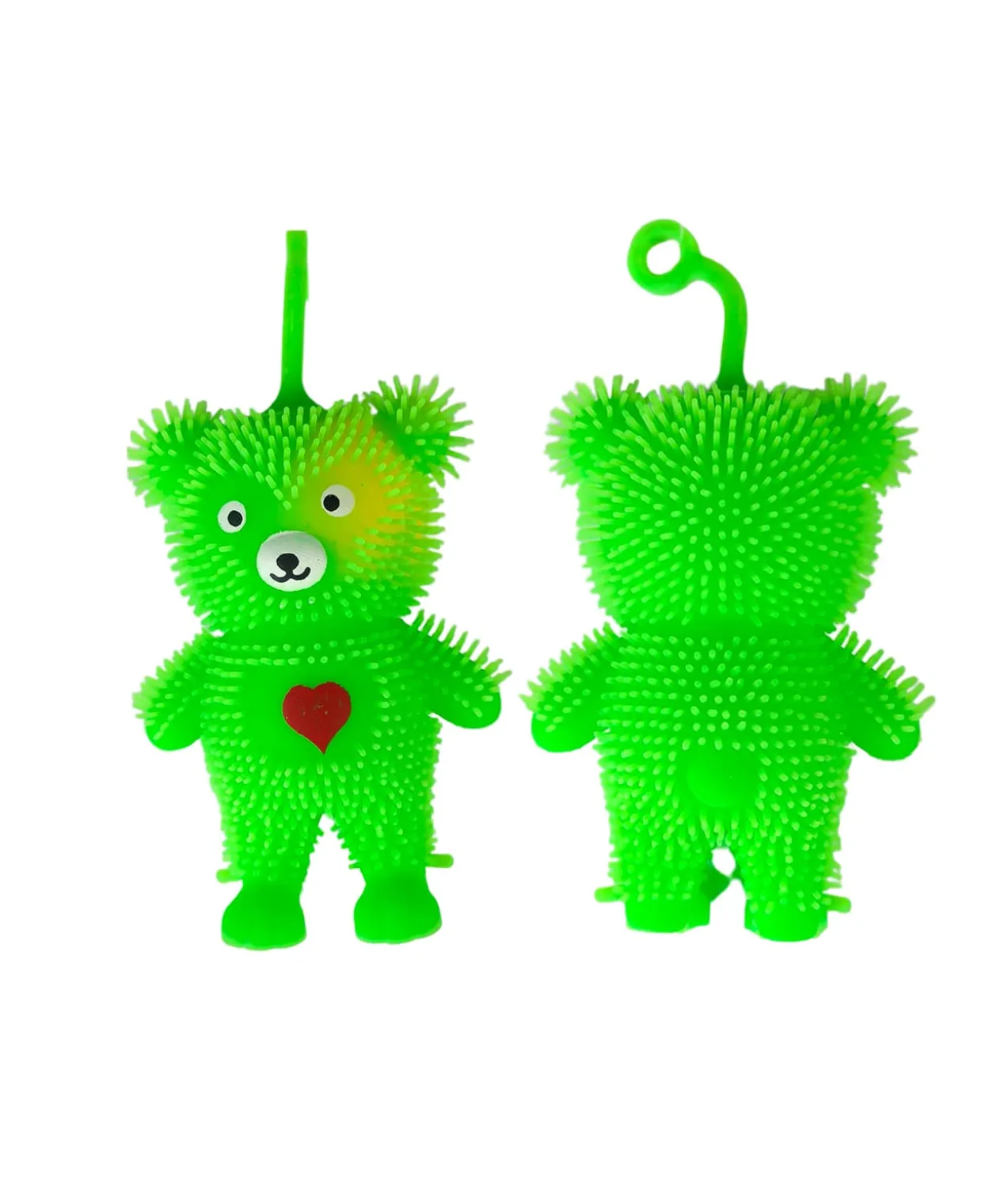 Luminous Fluffy Hairy Bear 11cm Assorted