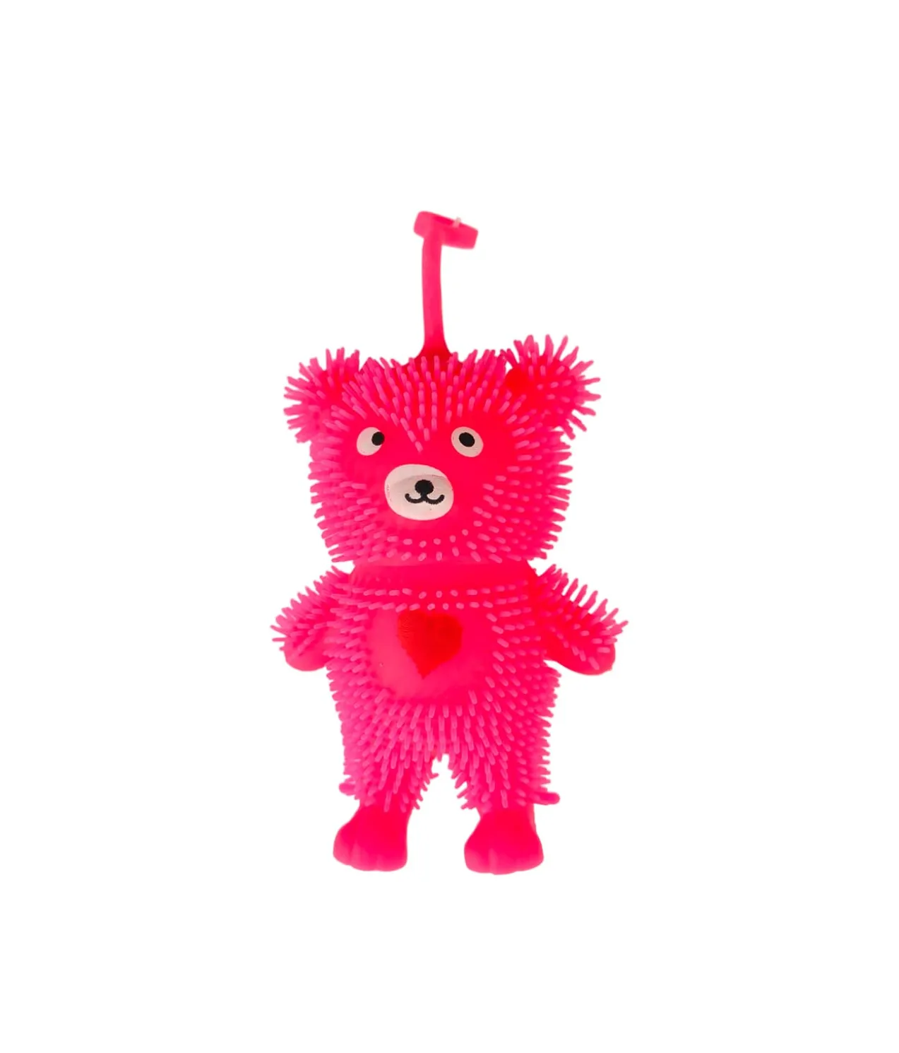 Luminous Fluffy Hairy Bear 11cm Assorted