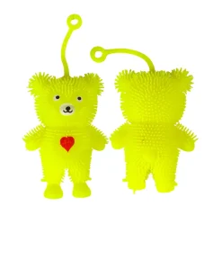 Luminous Fluffy Hairy Bear 11cm Assorted