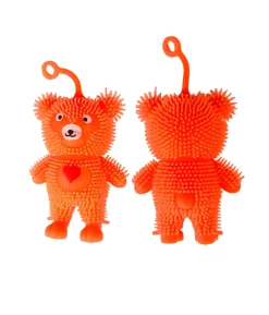 Luminous Fluffy Hairy Bear 11cm Assorted