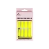 Luminous Yellow Press On Nails 24pc